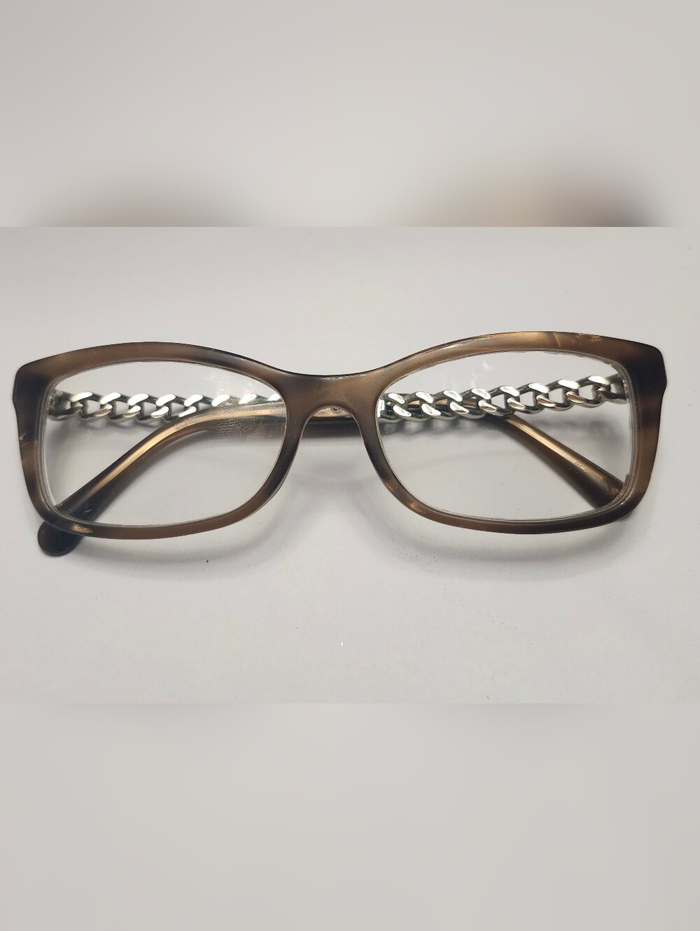 Retired CHANEL Eyeglasses 3264-Q 52-16-135 Good Used Condition With Case